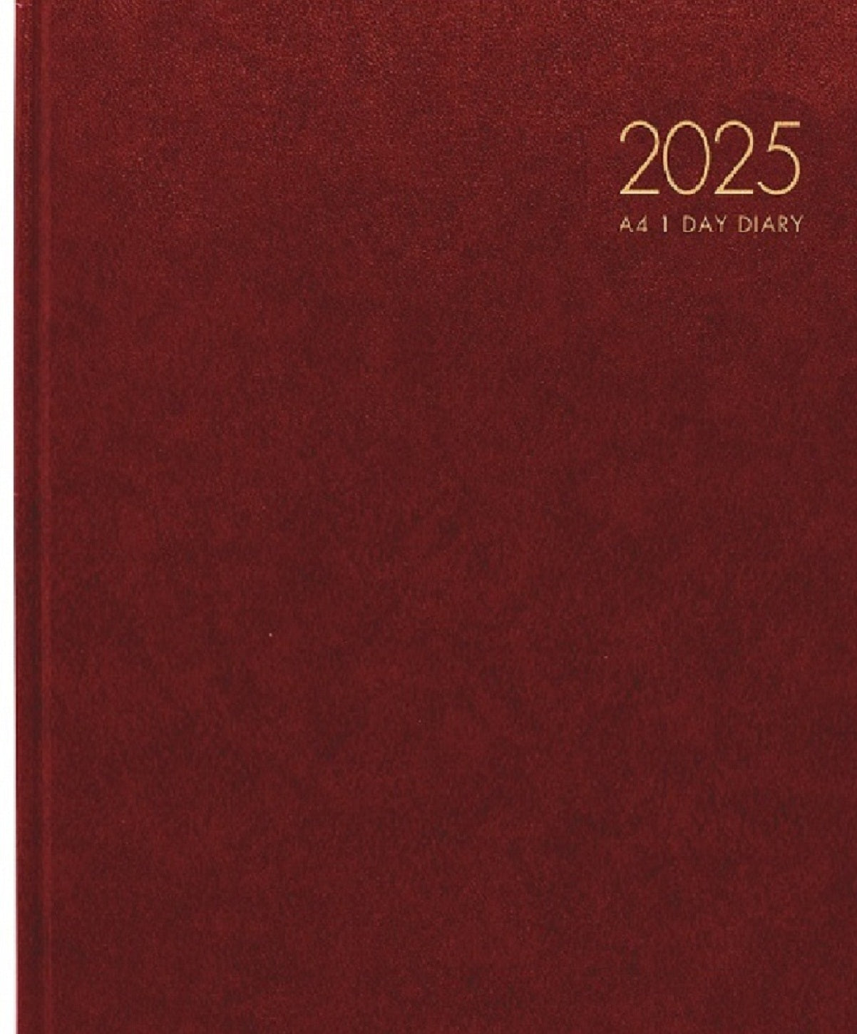 2025 Diary Milford Windsor A4 Day to Page Red