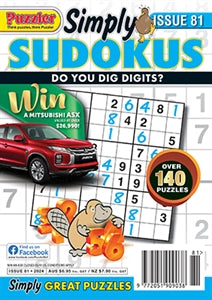 Puzzler Simply Sudoku Magazine