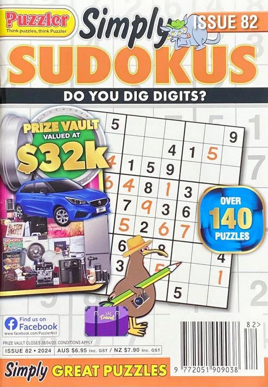 Puzzler Simply Sudoku Magazine