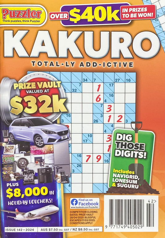 Puzzler Kakuro Magazine