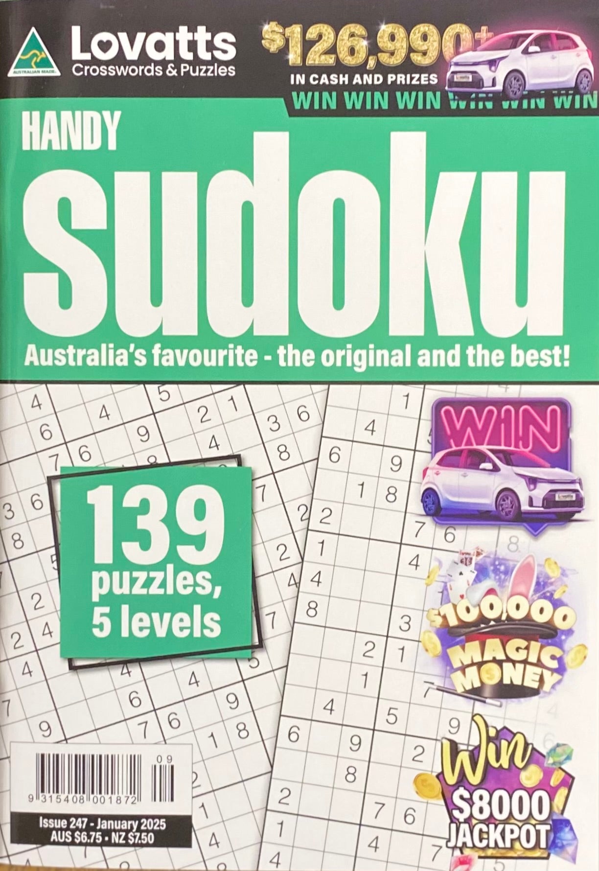 Lovatts Handy Sudoku Magazine