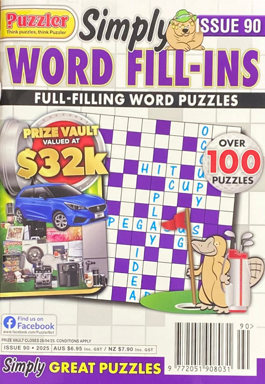 Puzzler Simply Word Fill Ins