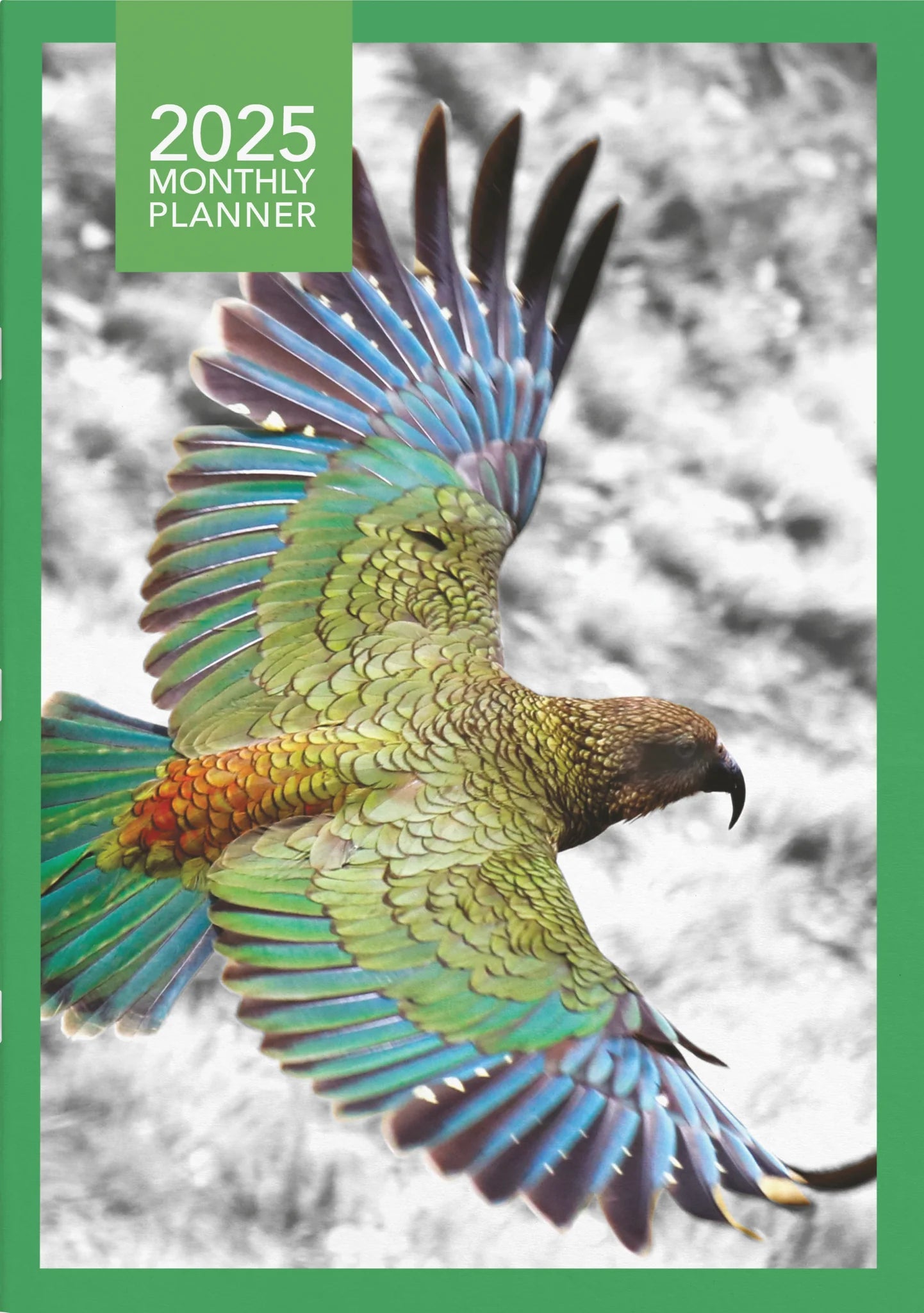 Diary 2025 Collins Monthly Planner A5 NZ Birds