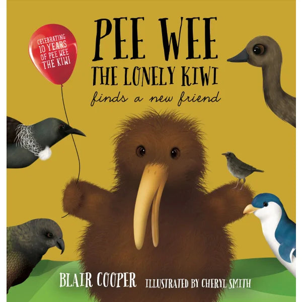 Pee Wee the Lonely Kiwi Finds a New Friend Bilingual