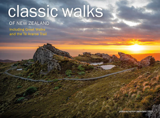 2025 Classic Walks of New Zealand Calendar