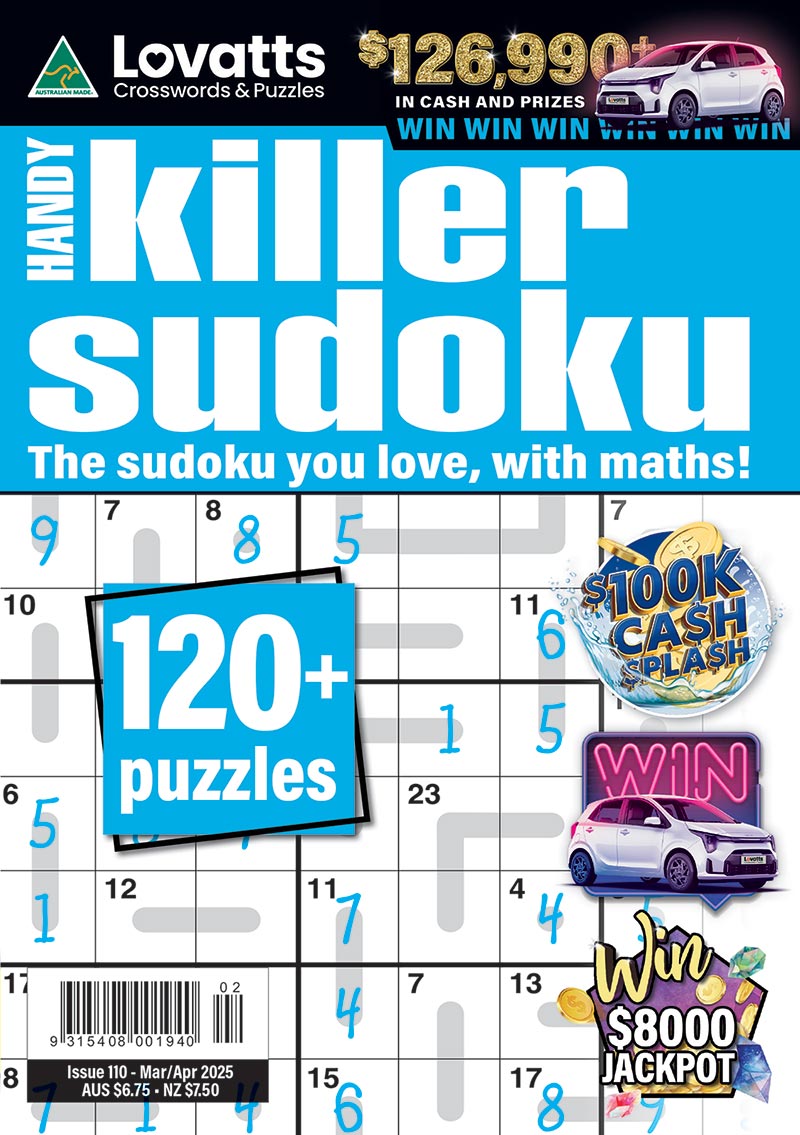 Lovatts Handy Killer Sudoku