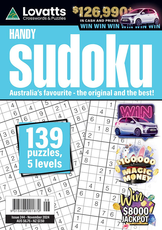 Lovatts Handy Sudoku Magazine