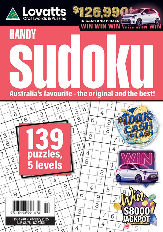 Lovatts Handy Sudoku Magazine