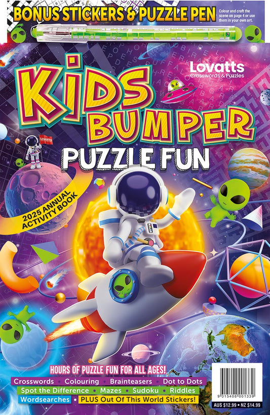 Lovatts Puzzle Fun for Kids Annual 2025