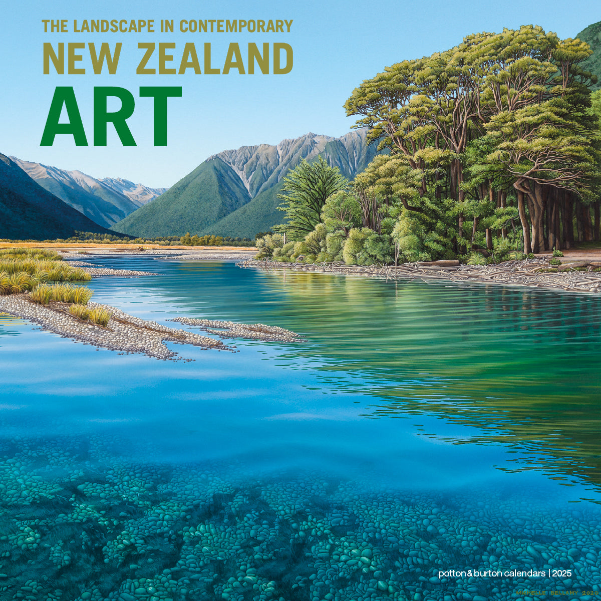 2025 Landscape In Contemporary New Zealand Art Calendar