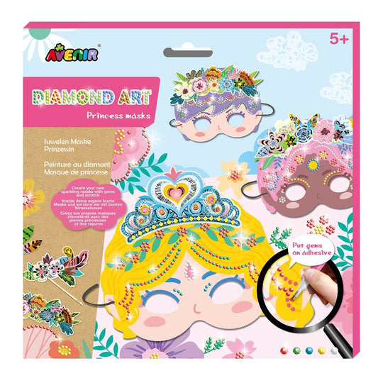 Avenir Diamond Art Masks Assorted