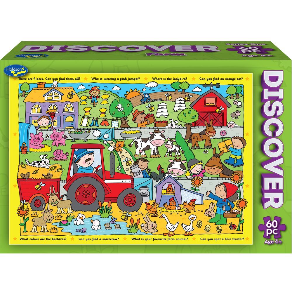 Holdson Puzzle 60 PC Discover Assorted