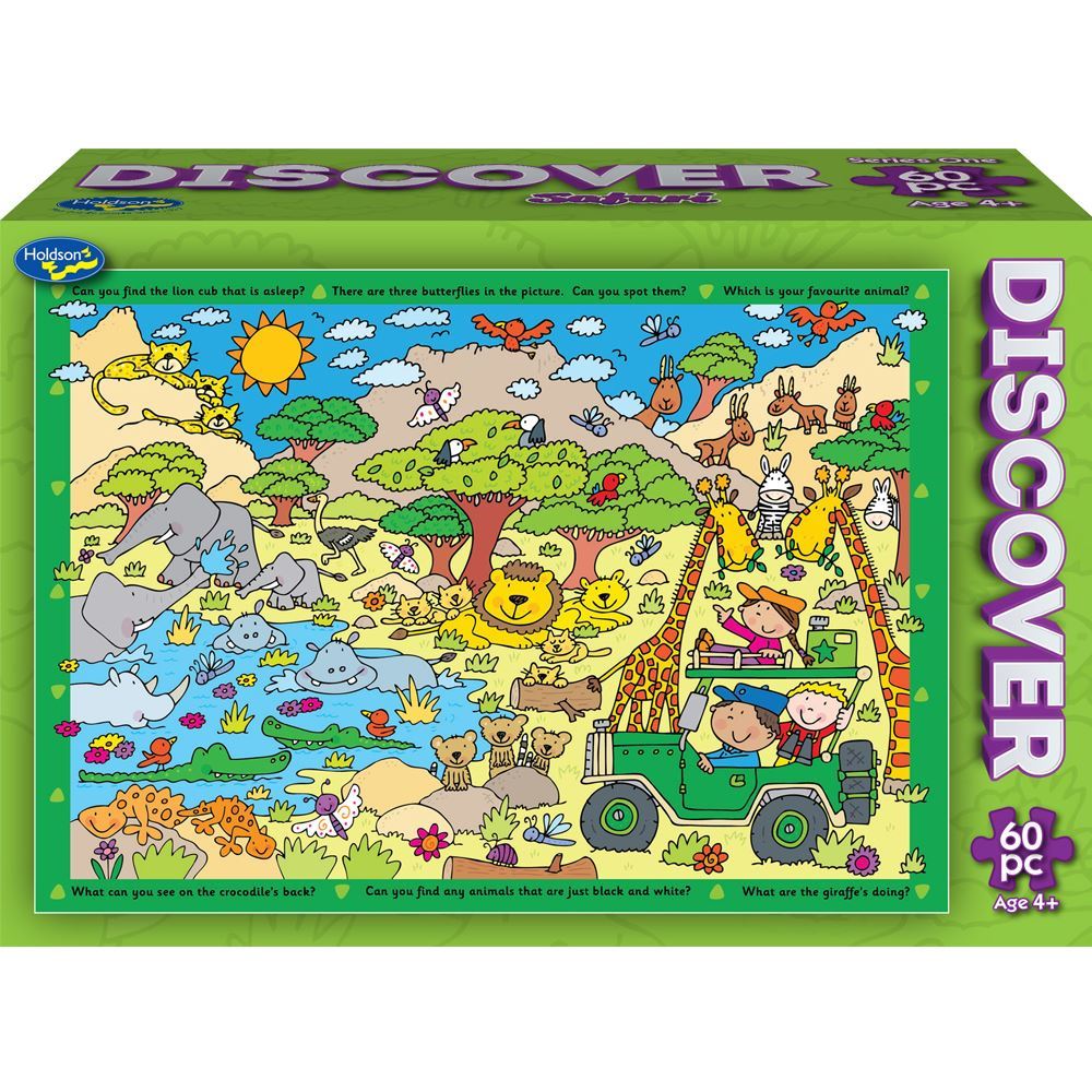 Holdson Puzzle 60 PC Discover Assorted