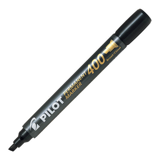 Pilot 400 Permanent Marker Chisel Black