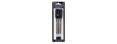 HELIX OXFORD BALLPOINT PEN BLACK PK6 - City Books & Lotto