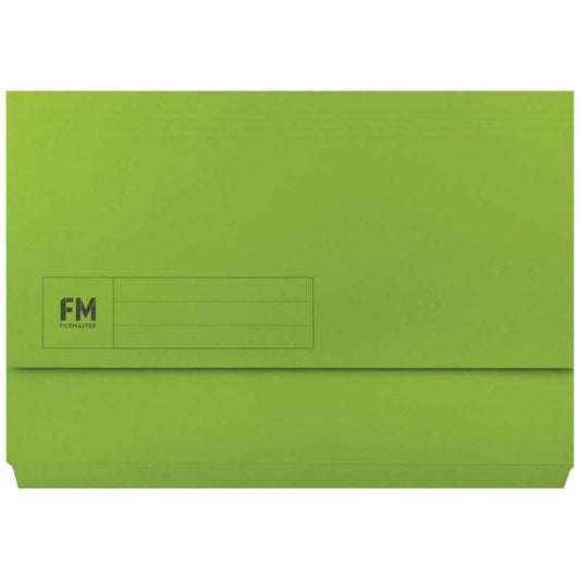 Document Wallet FM Foolscap Green