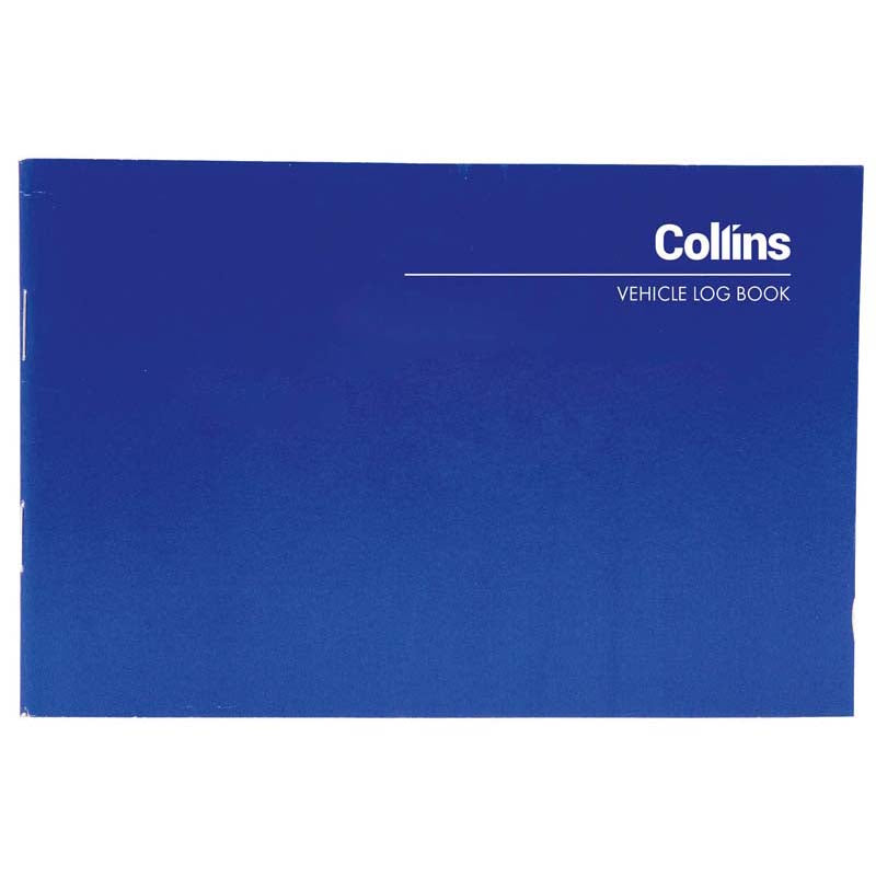 Collins Vehicle Log Book 40 Limp 24 Page 115x170mm - City Books & Lotto