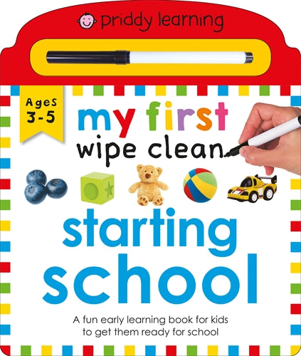 MY FIRST WIPE CLEAN: STARTING SCHOOL by Roger Priddy - City Books & Lotto