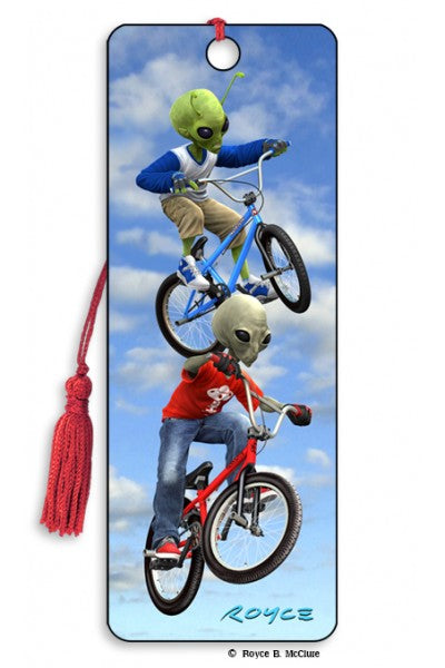 Bookmark Grey vs Green BMX - City Books & Lotto