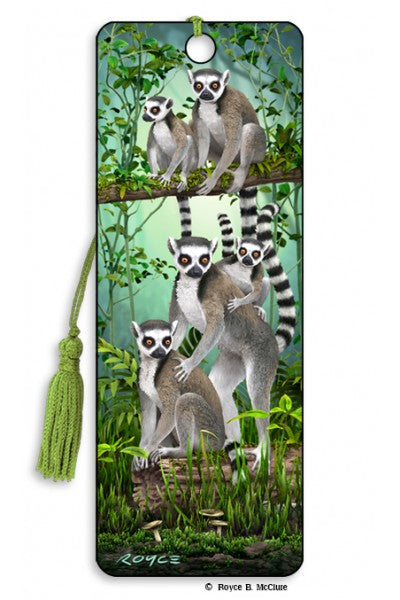 Bookmark Lemurs - City Books & Lotto