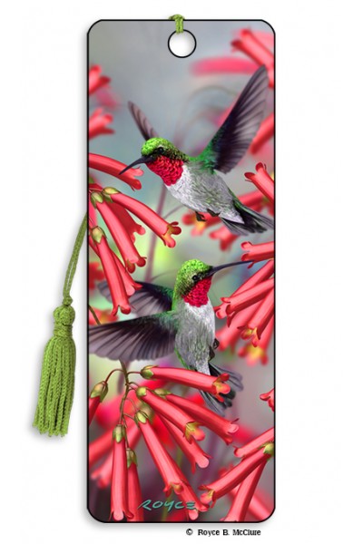 Bookmark Hummingbirds - City Books & Lotto