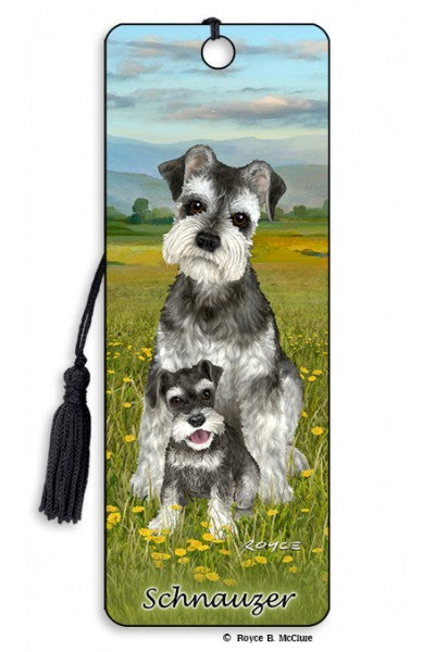 Bookmark Schnauzer - City Books & Lotto