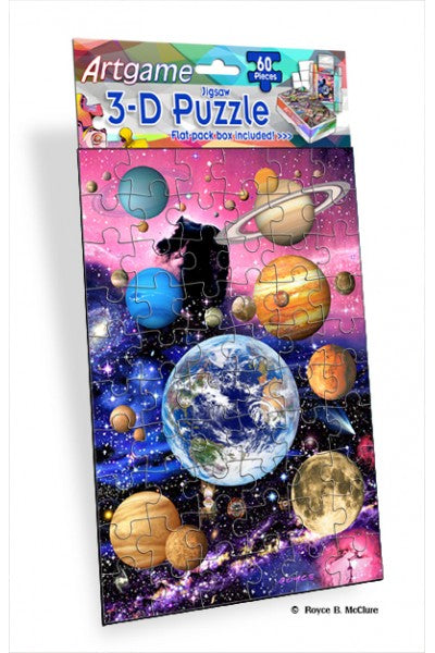 Mini Jigsaw 3D Planets - City Books & Lotto