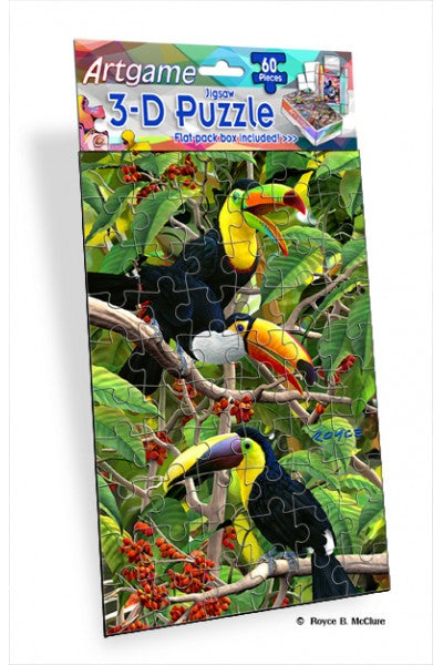 MINI JIGSAW 3D TOUCANS - City Books & Lotto