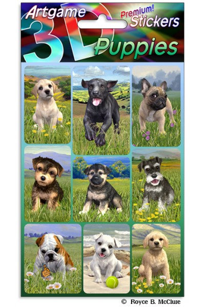 3D Stickers Puppies - City Books & Lotto
