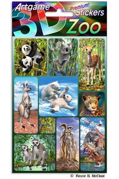 3D Stickers Zoo - City Books & Lotto