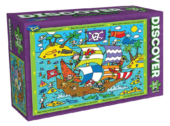 Holdson Puzzle 60 PC Discover Assorted