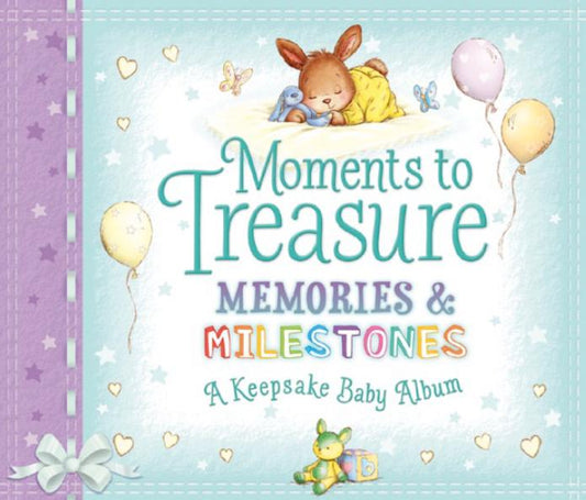 Moments to Treasure Memories Milestones My Keepsake Baby Album - City Books & Lotto